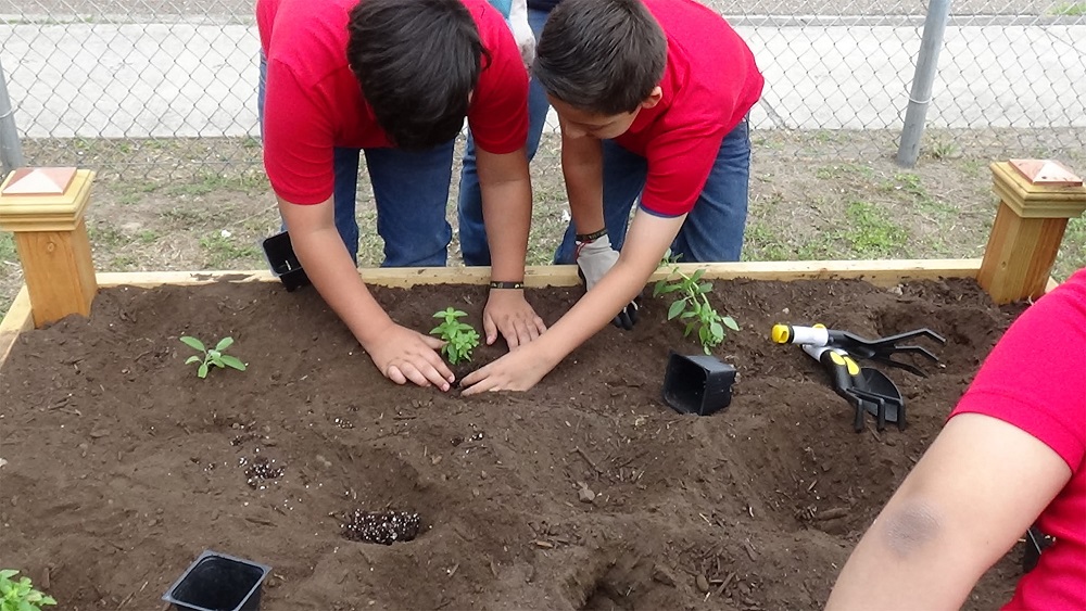 Kids working together